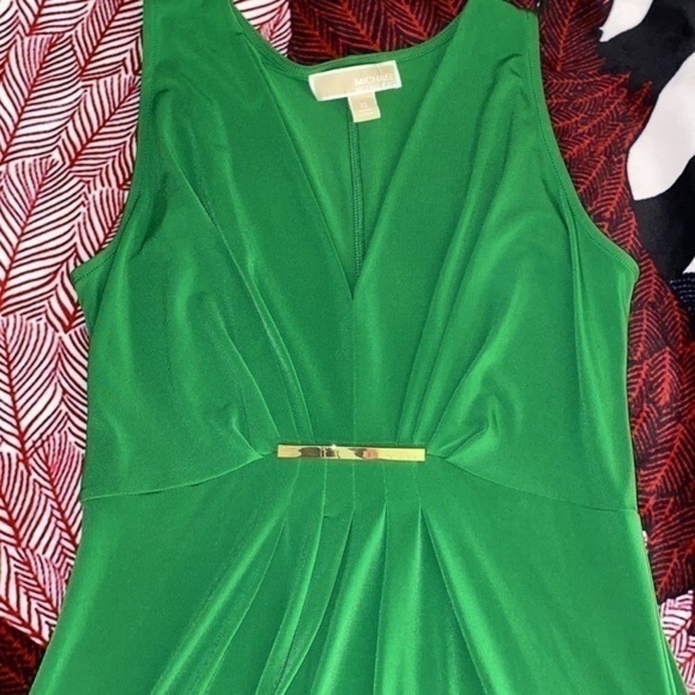 Michael Kors Emerald Green dress limited edition by Michael Kors great fit XS - Picture 4 of 16